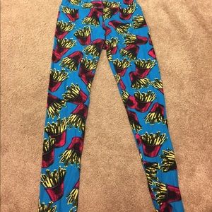 French fries OS Lularoe leggings