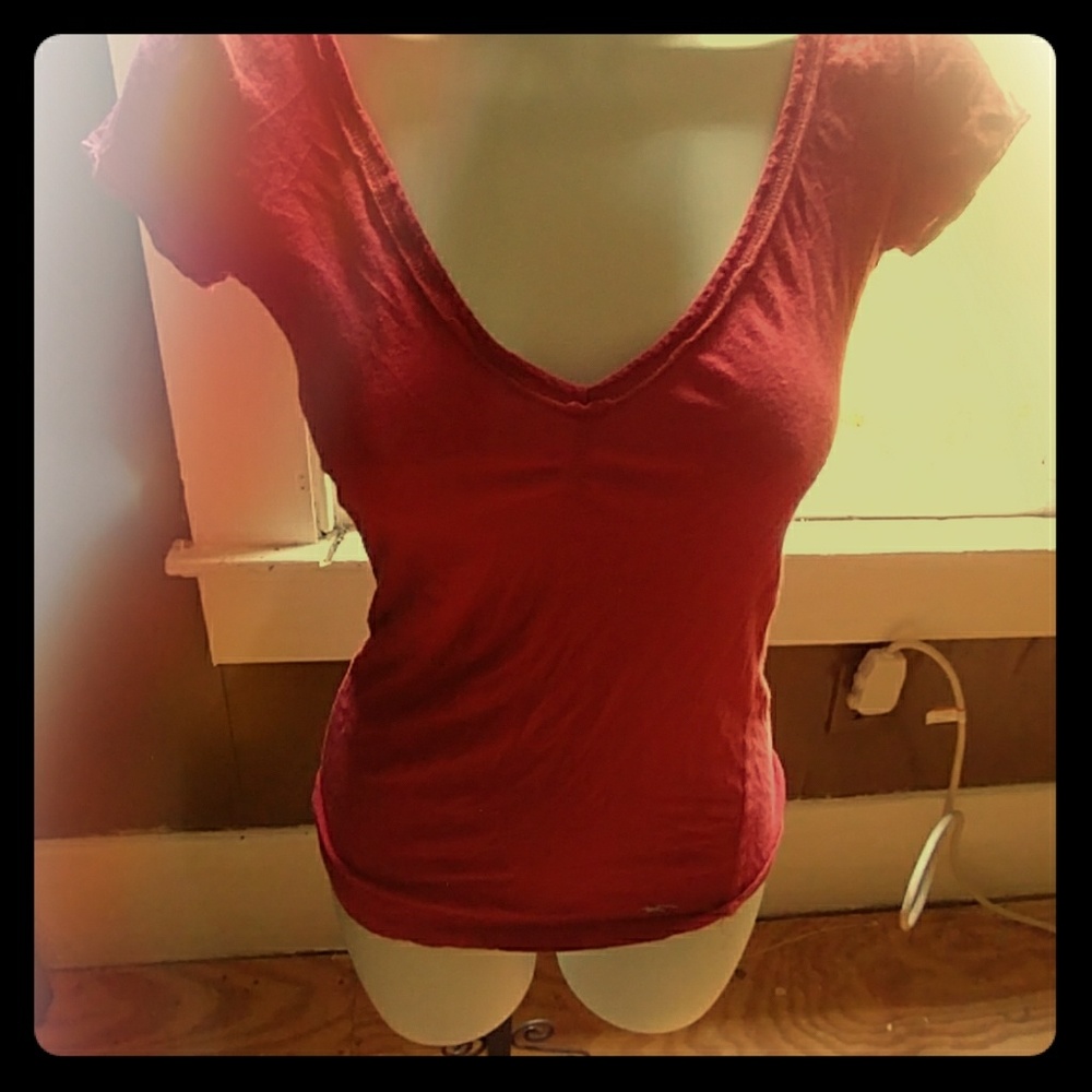 V-neck shirt