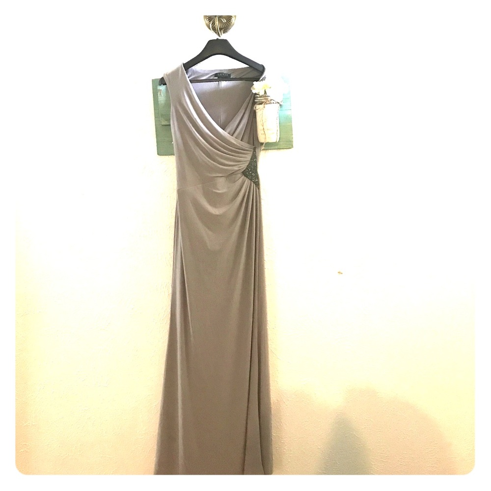 NWOT Lauren Ralph Lauren  Dress w Side Beading - Picture 5 of 7