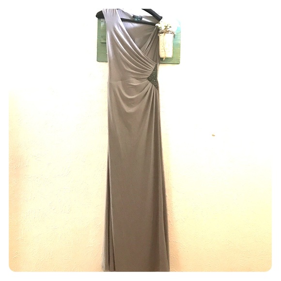 NWOT Lauren Ralph Lauren  Dress w Side Beading - Picture 2 of 7