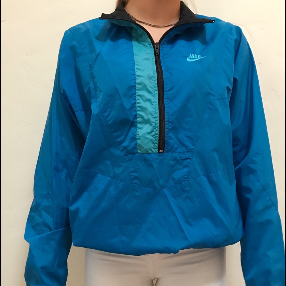 Nike Blue and Teal Windbreaker