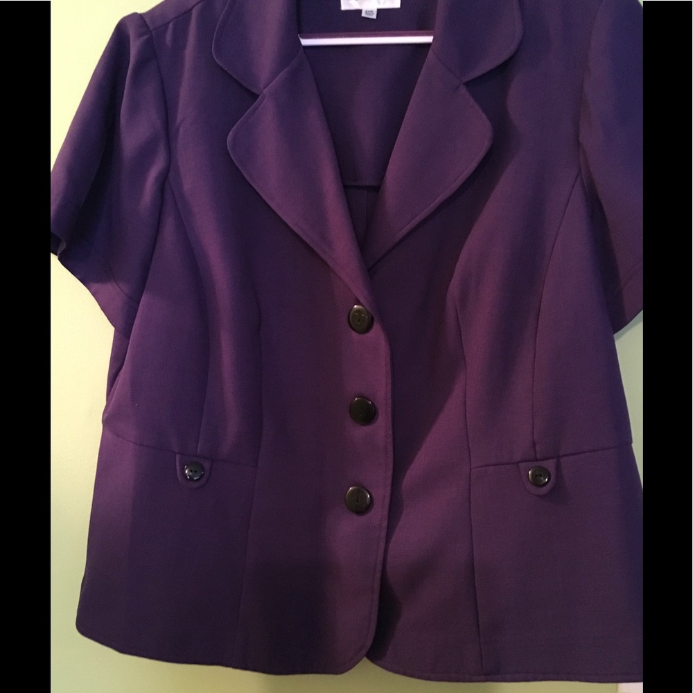 Studio I 24W Purple Jacket Short sleeves