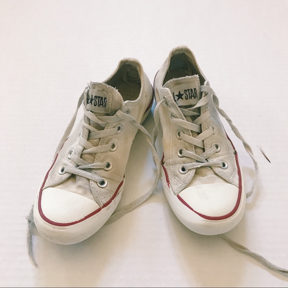 White Low Top Converse