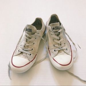 White Low Top Converse