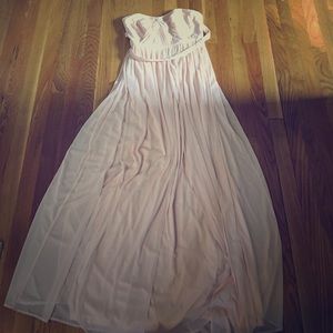 David's bridal petalpink versatile bridesmaiddress