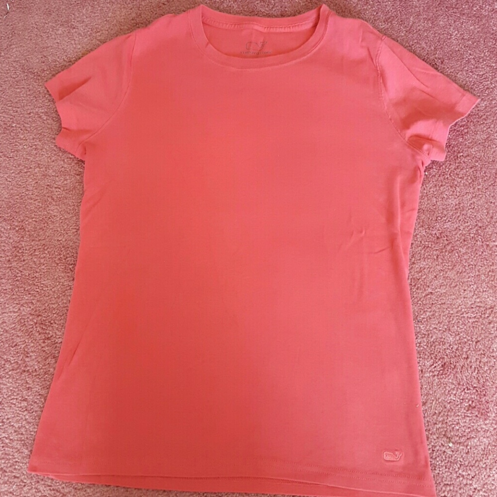 Pink/Coral Vineyard Vines TShirt Medium