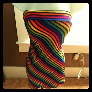 Rainbow beach dress