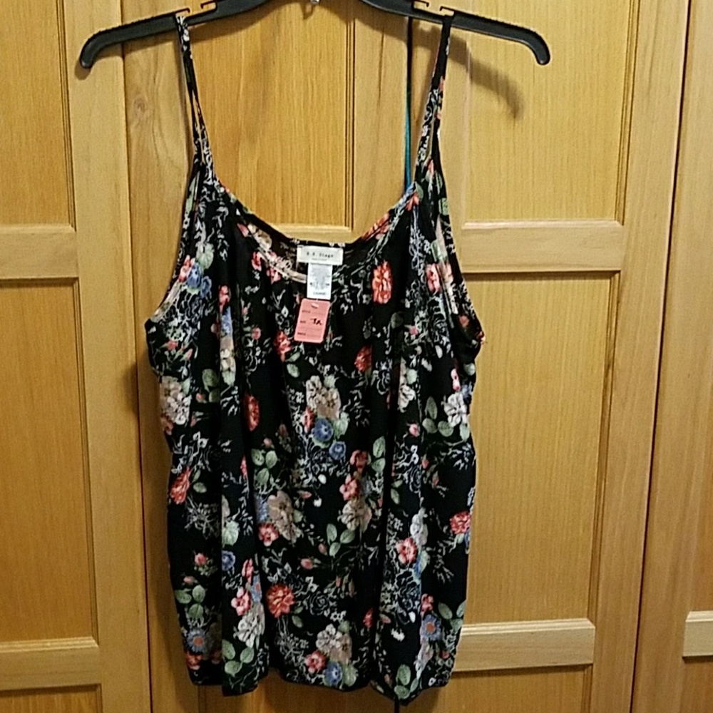 NWT Black background tank