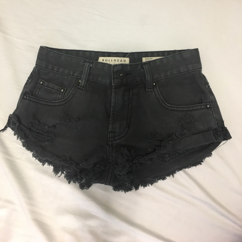 Slouchy short Black jean!