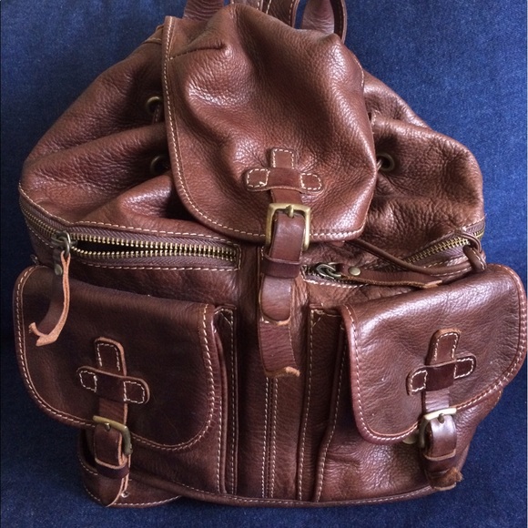 sundance leather backpack