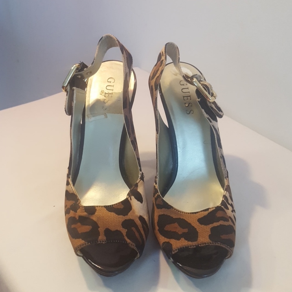 Guess Peep Toe Pumps