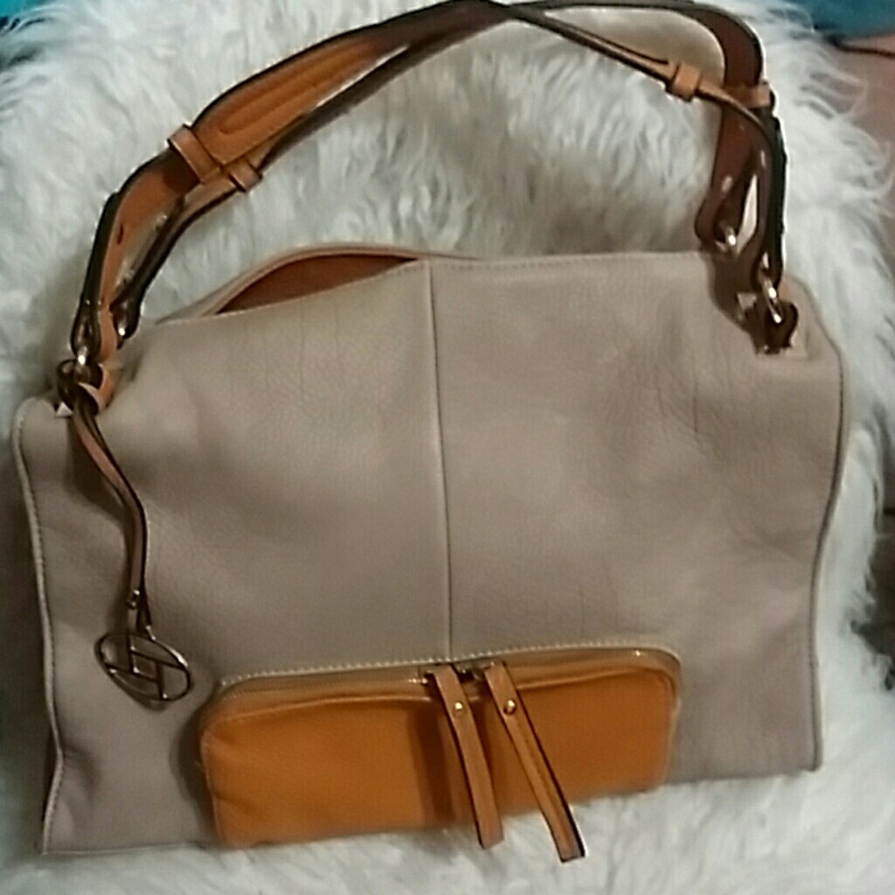 Soft vegan leather satchel
