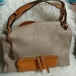 Soft vegan leather satchel