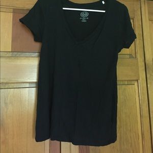 Black v-neck