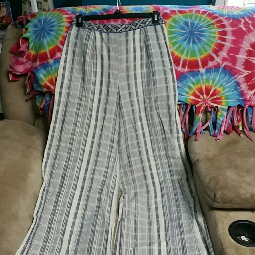 Flying tomatoes wide leg pants