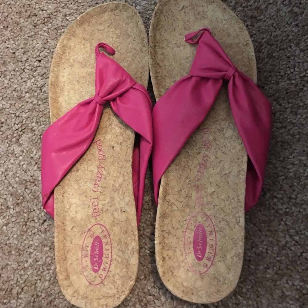 Pink dr. Sholls sandals