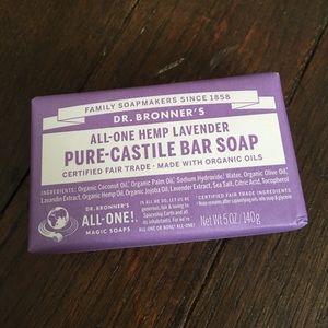 Dr. Bronner's all-one hemp lavender castile soap