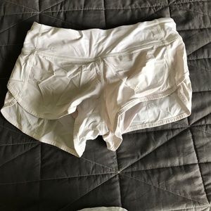 Lululemon white shorts size 2