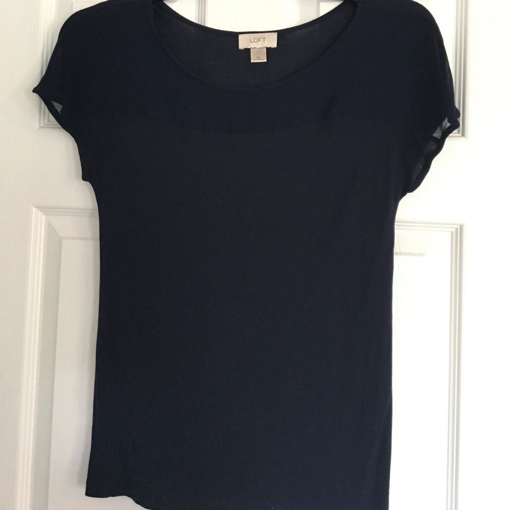 Navy blue LOFT t shirt size XS