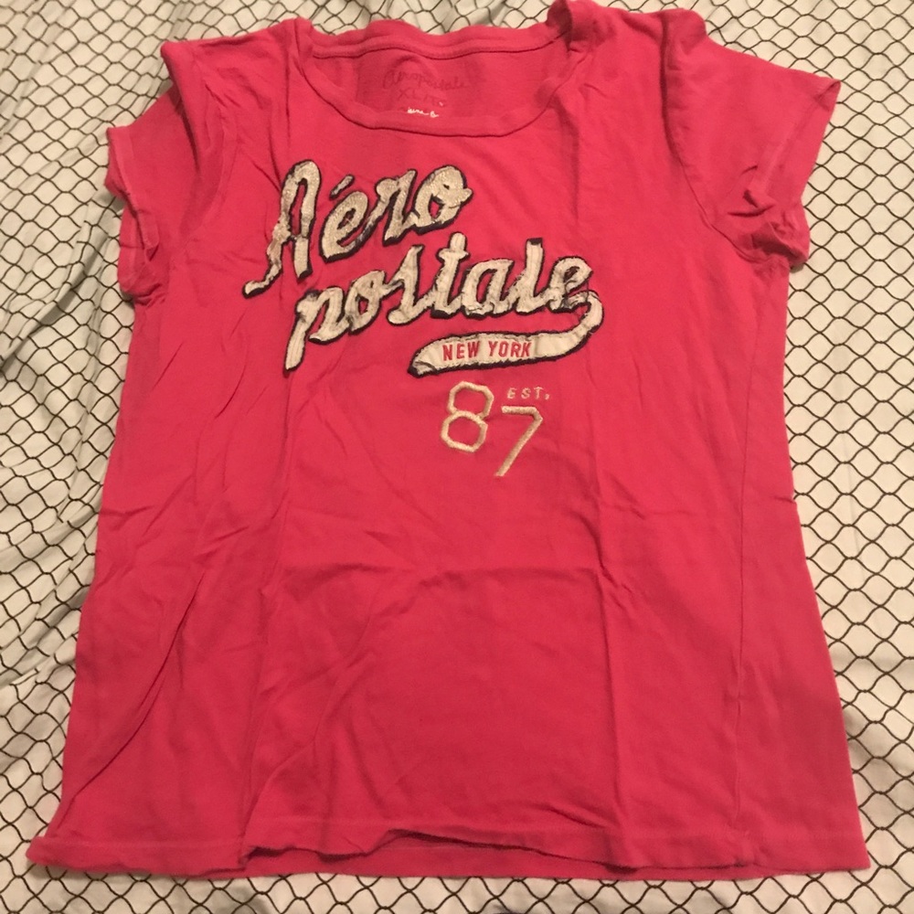 aeropostal pink shirt
