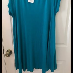 POCKETS!! NWT Teal Mittoshop Dress/Tunic