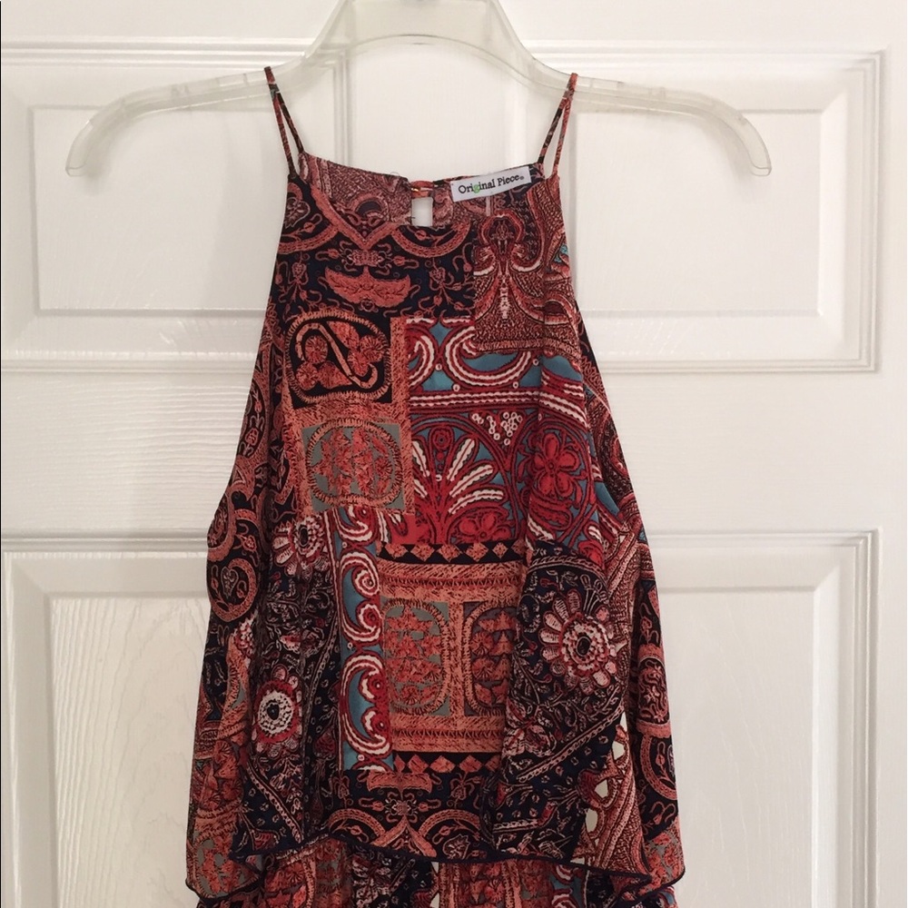 Romper; never worn; tag still on