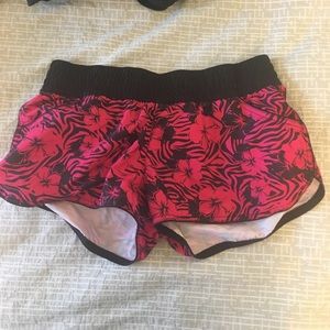 Hawaiian  flower swim shorts