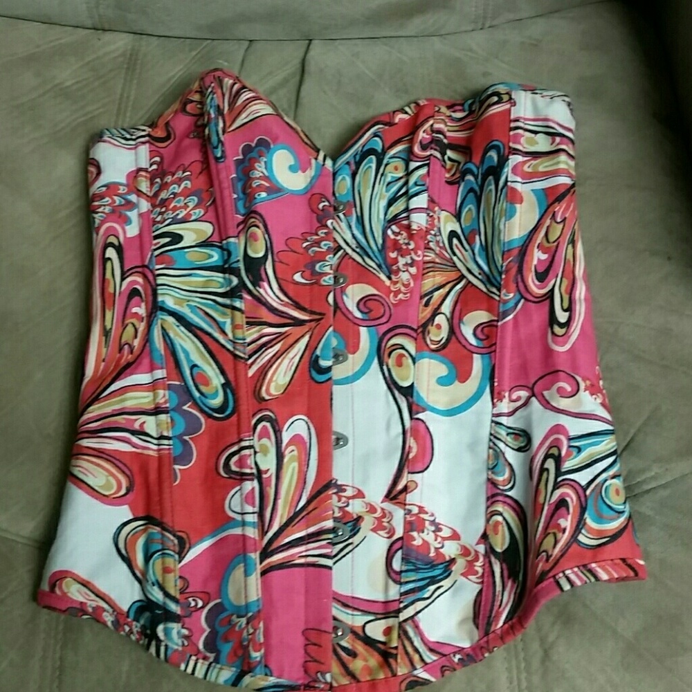 Psychedelic corset