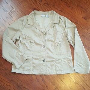 CHICO'S jacket, stretch, size 2 (14/16)