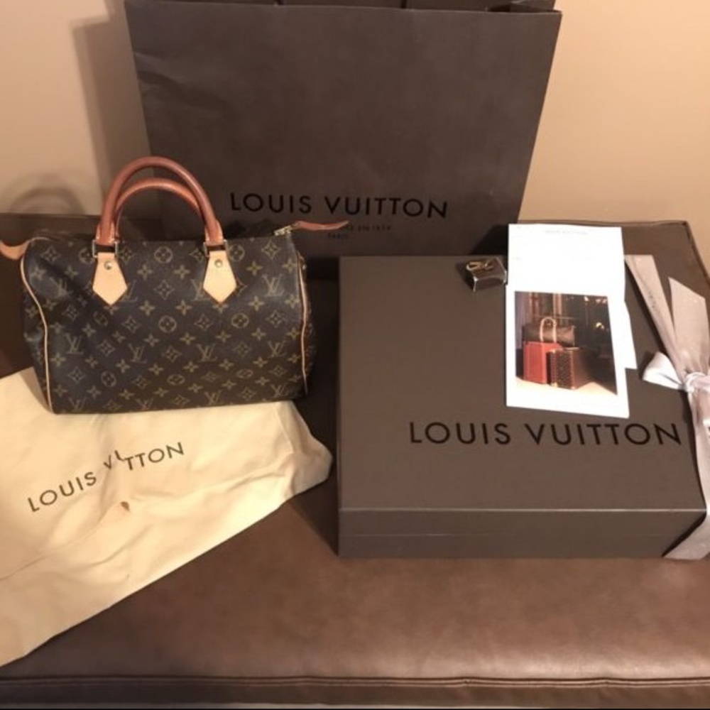 Loui v speedy mono gram bag