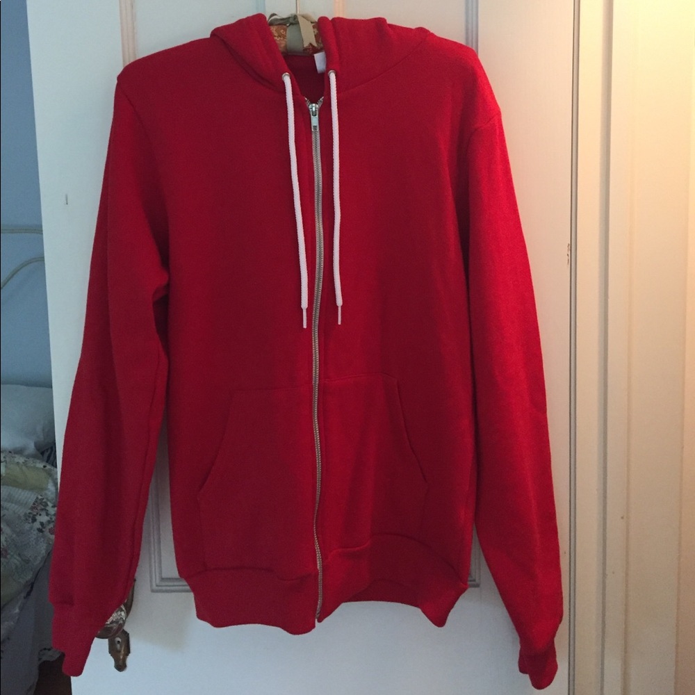 American Apparel fleece-lined hoodie