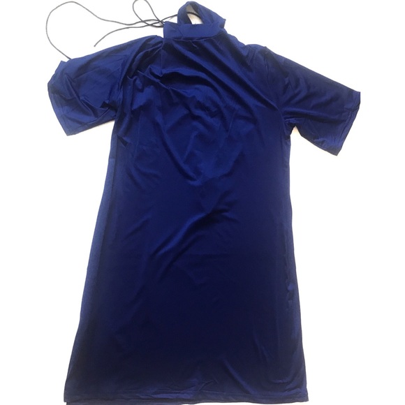 Sexy Blue Mini Dress - Picture 4 of 4