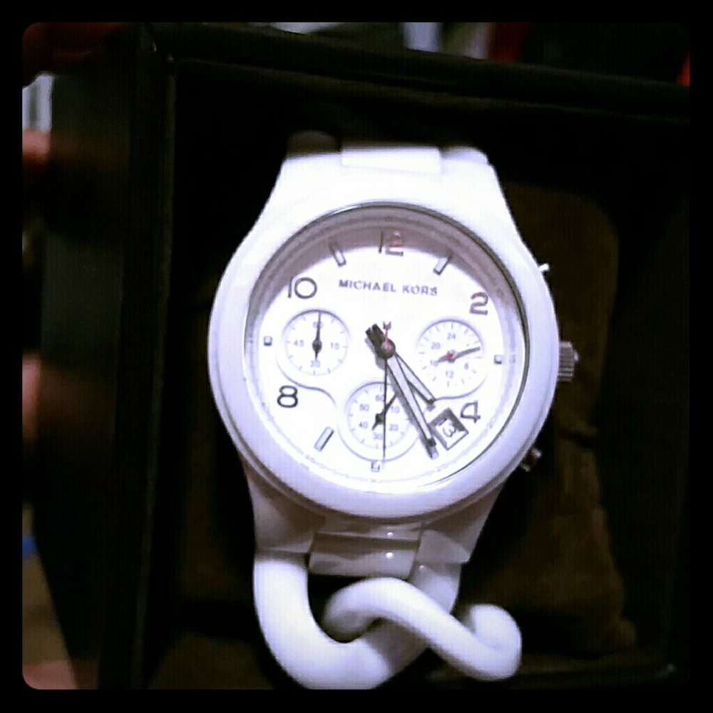 Michael Kors white Ceramic watch