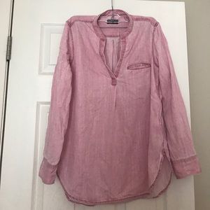 GAP pink denim shirt 💕👚