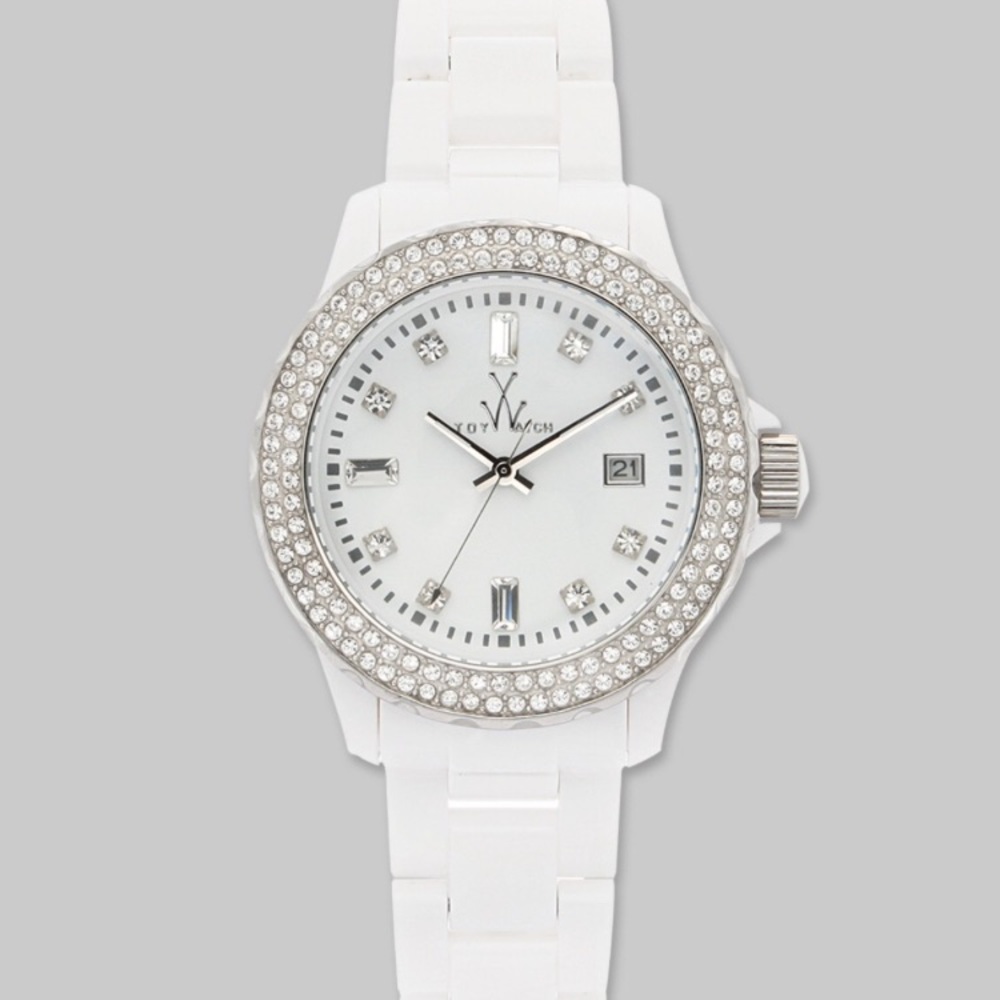 Toy watch crystal bezel plasteramic watch
