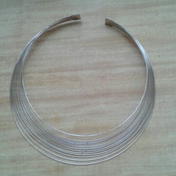 Vintage Choker with 12 wires connected says 925 and tests as sterling! - Picture 1 of 3