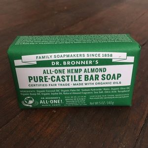 Dr. Bronner's almond castile soap