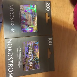 Nordstrom $300 in total gift cards for only $225