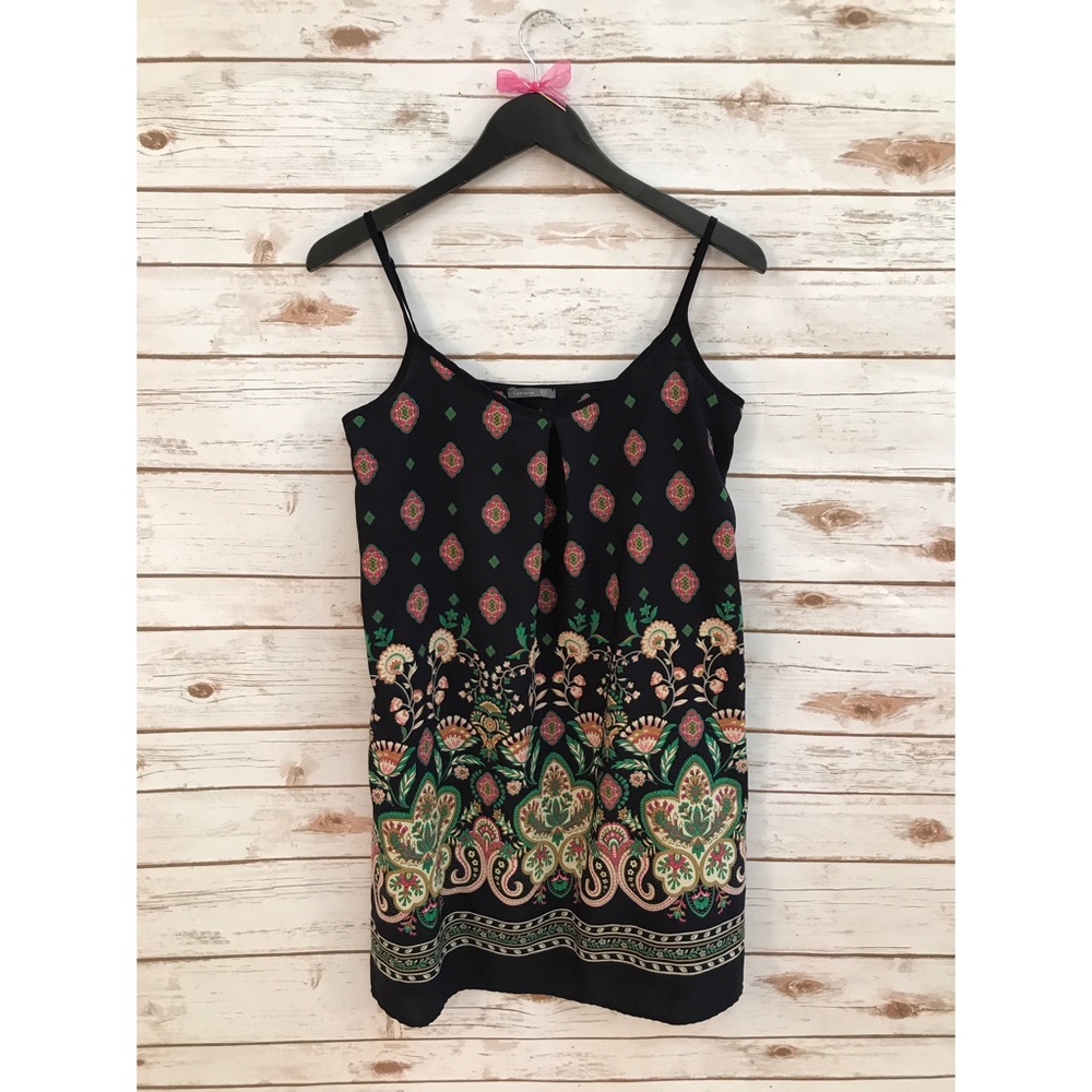 💙Bohemian Floral Navy Blue Flowy Soprano Dress💙