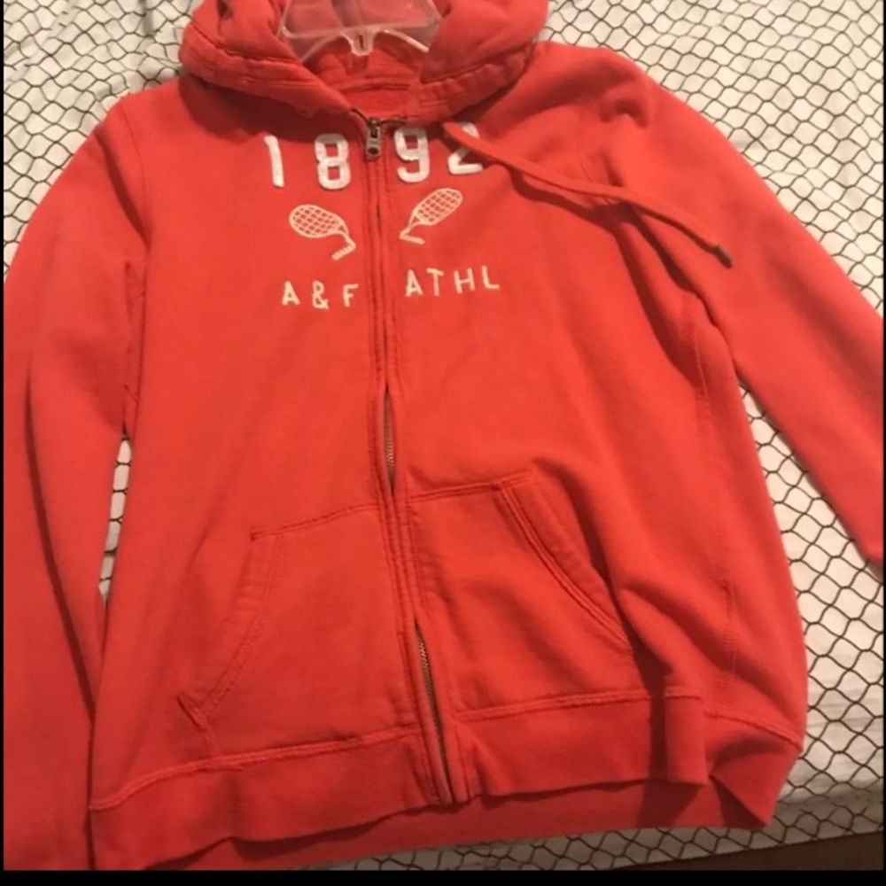 orange abercrombie and fitch jacket