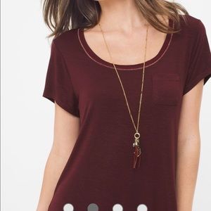 Leather & Tiger's Eye Charm Necklace