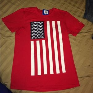 Men's Adidas Adiglory Red Tee 🇱🇷