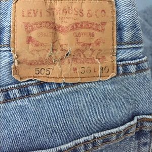 Levi's 505 straight fit jeans