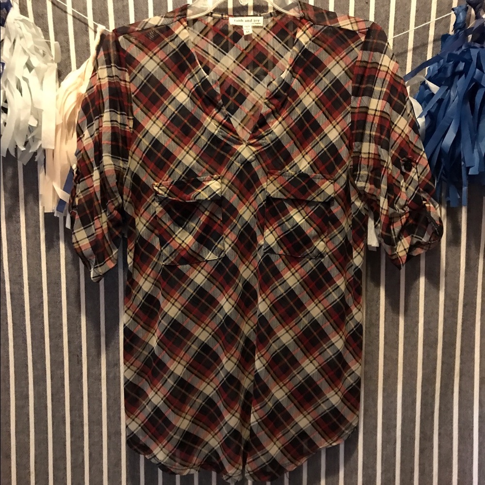 Faith and Joy blouse