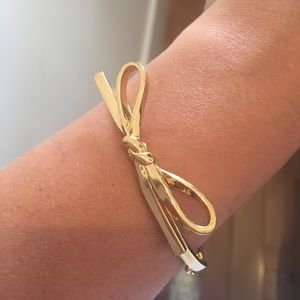 Kate spade bow tie bangle gold