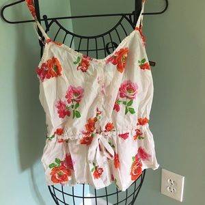 Hollister Floral Tank Top
