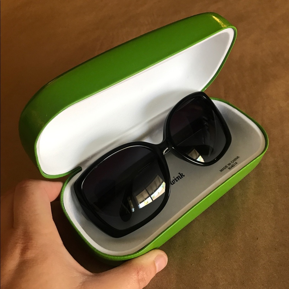 Kate Spade black and white sunglasses