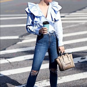 H&M Unique Ruffled Blouse