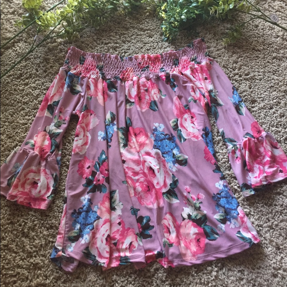 Floral Off-Shoulder Top