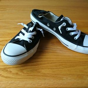 Black Converse Chuck Taylor Shoreline Women size 8